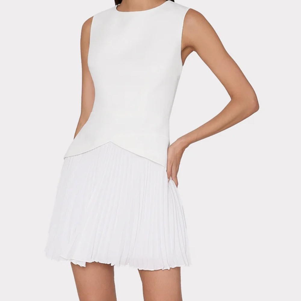 Milly White Sleeveless Dress